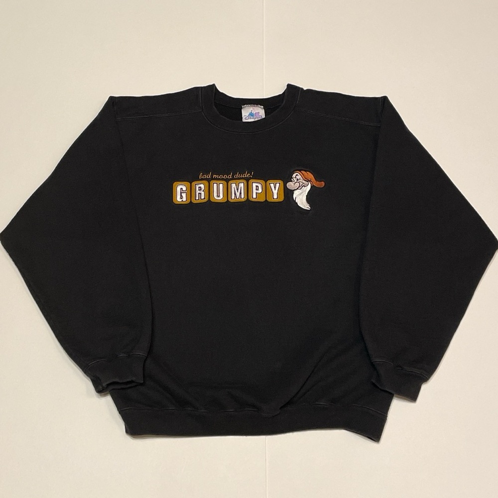 VINTAGE DISNEY GRUMPY BAD MOOD DUDE SWEATSHIRT (MEDIUM)